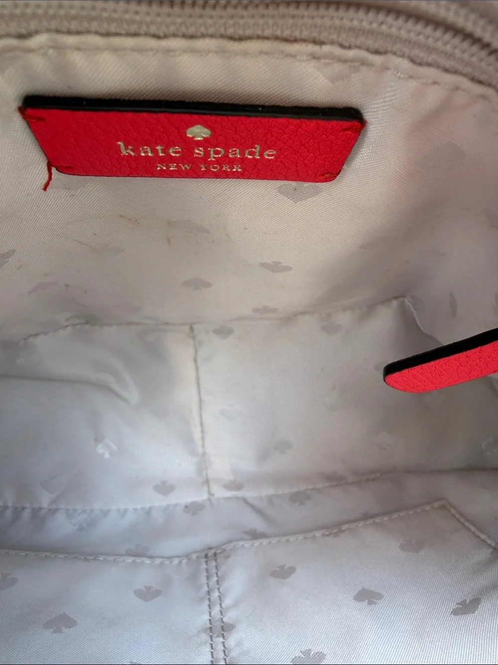 kate spade Red Leather Crossbody Bag